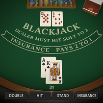Zer - Blackjack Table Game - 21 Classic