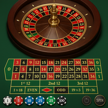 Zer - Roulette Européenne - Jeu de Table Classique