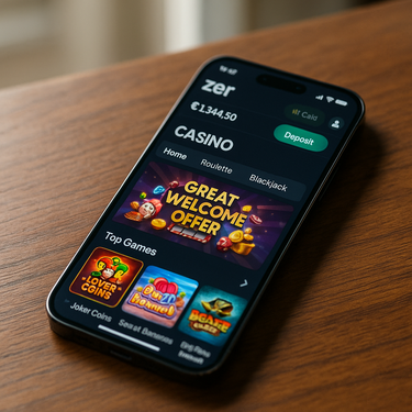 Zer Casino - Version Mobile - Responsive Design